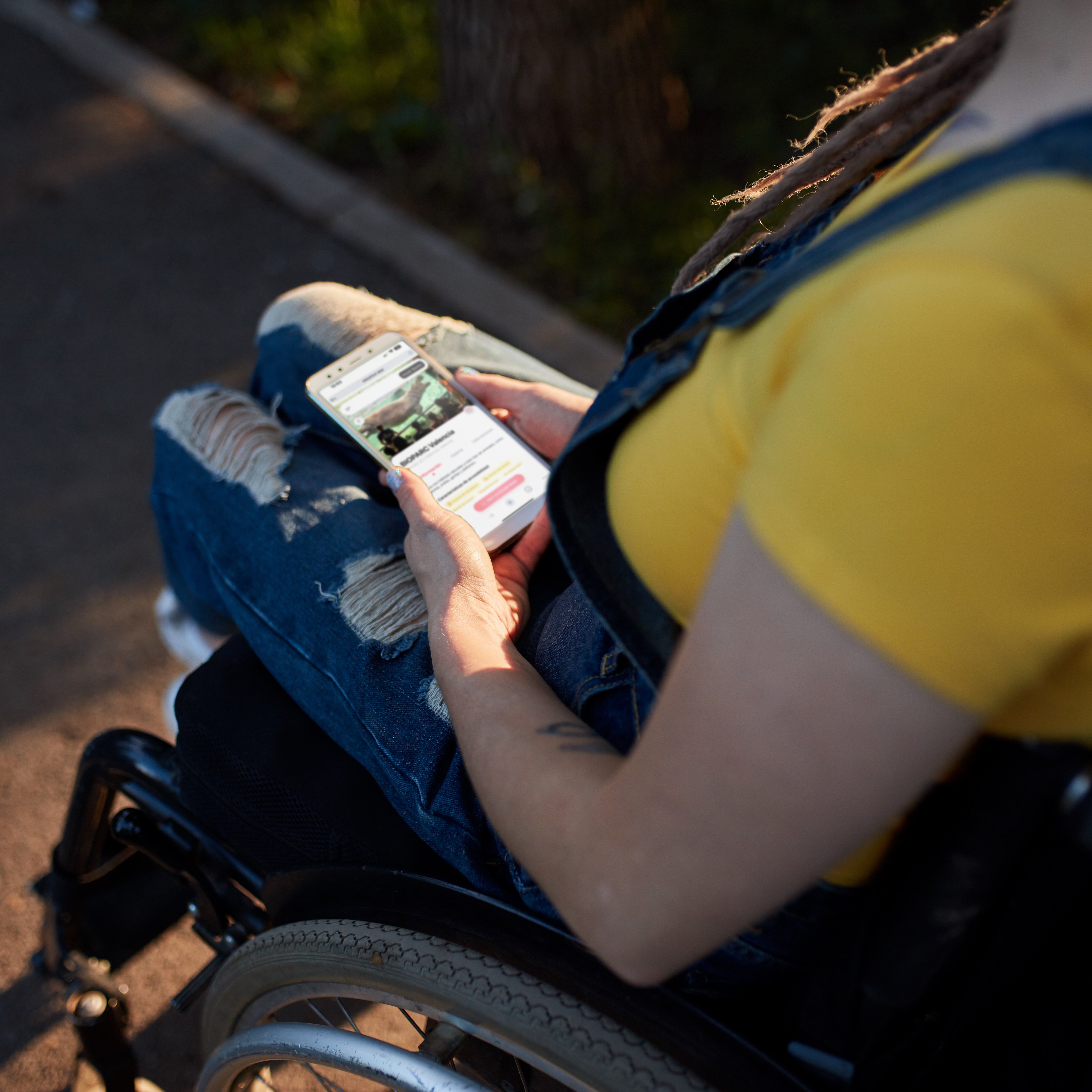 Selección de rutas accesibles en Easy Tour
